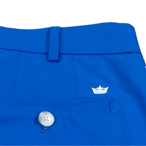 Peter Millar Crown Wicking Blue Golf Shorts Size 38 - Picture 3 of 5